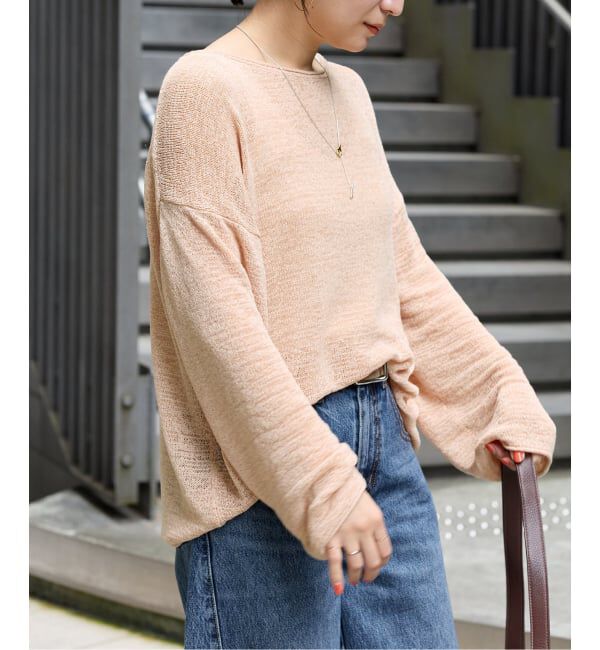 JOURNAL STANDARD「《追加》テープヤーンルーズプルオーバー」|ニット・セーター|