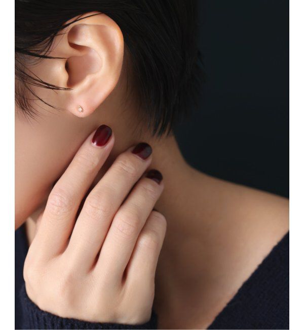 Lilas by Spick&Span「プチマーキスダイヤピアス K18（両耳）」|ピアス|