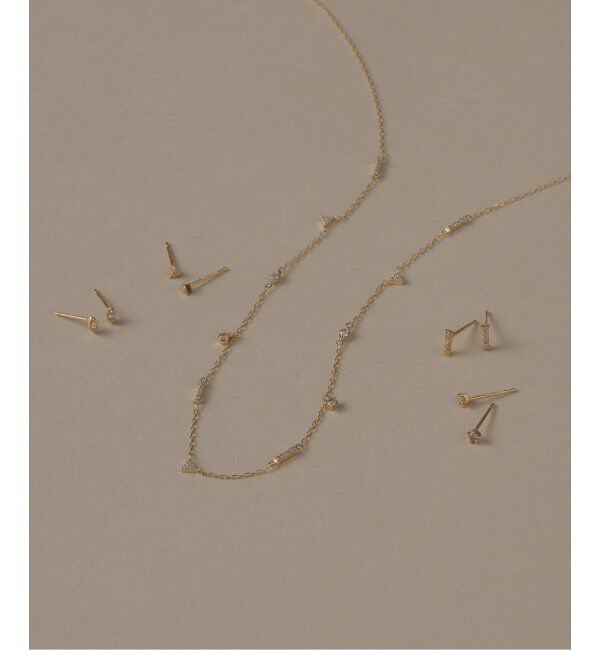 Lilas by Spick&Span「プチマーキスダイヤピアス K18（両耳）」|ピアス|