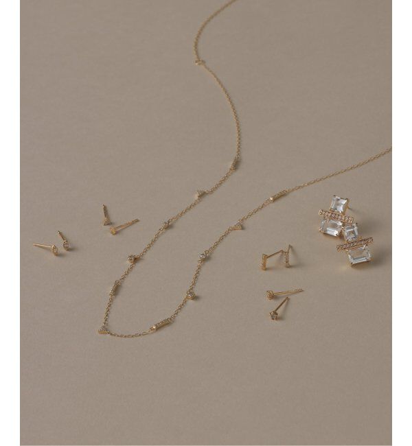 Lilas by Spick&Span「プチマーキスダイヤピアス K18（両耳）」|ピアス|