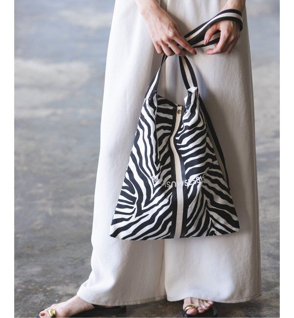 NOBLE「《WEB限定追加》N.Jam/エヌジャム キャンバススモールバッグ4(ゼブラ・レオパード)」|トートバッグ|