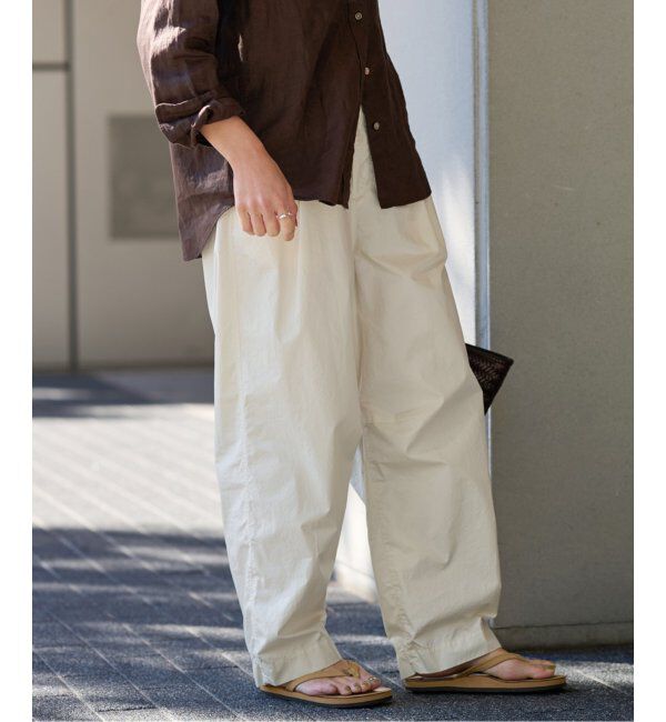 FRAMeWORK「コットンイージータックバレルパンツ」|その他|