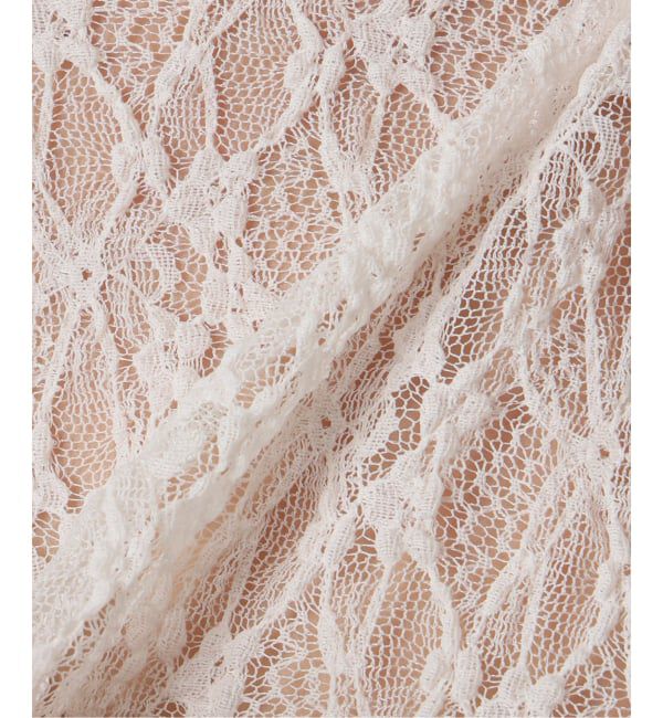 Spick and Span「ストレッチレースクルーネックプルオーバー」|Tシャツ・カットソー|