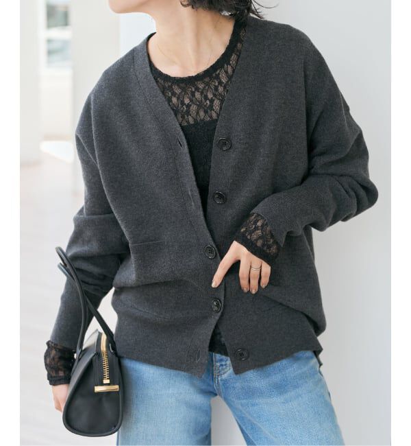 Spick and Span「ストレッチレースクルーネックプルオーバー」|Tシャツ・カットソー|