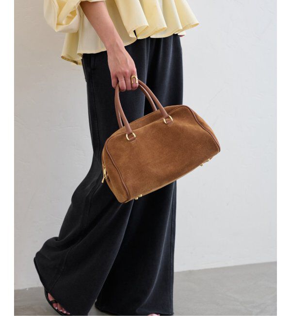 WEB限定/追加》AULENTTI /オウレンティSUEDE BOSTON BAG5（U by
