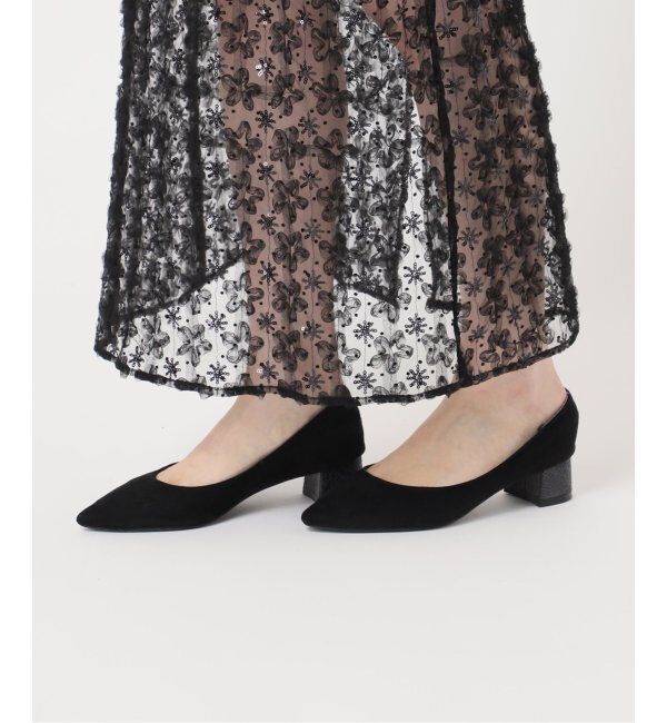 U by SPICK&SPAN「フラワーチュールシアースカート」|スカート|