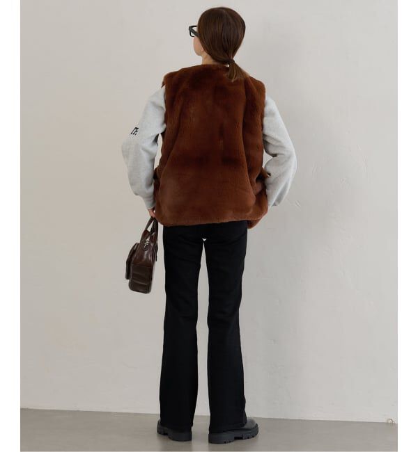 U by SPICK&SPAN「LANCER/ランサー  クルーネック ベスト」|ダウンベスト・ベスト|