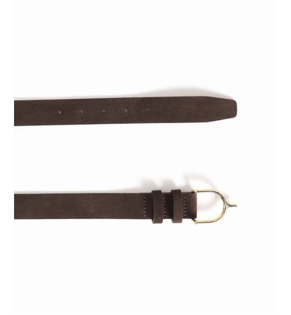 Spick and Span「LEFIJE/レフィエ ラウンドバックルベルト スエード」|ベルト|