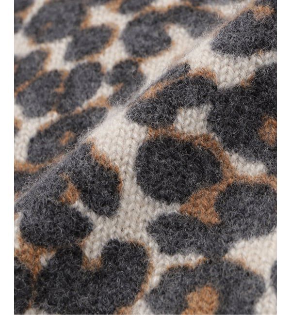 Spick and Span「レオパードプリントニットカーディガン」|カーディガン|