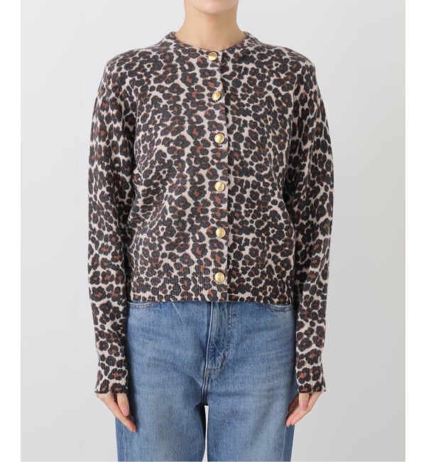 Spick and Span「レオパードプリントニットカーディガン」|カーディガン|