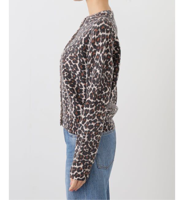 Spick and Span「レオパードプリントニットカーディガン」|カーディガン|