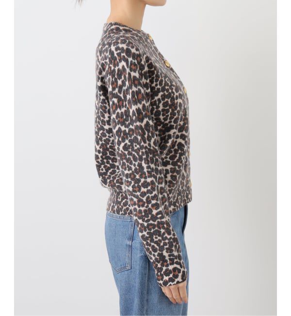 Spick and Span「レオパードプリントニットカーディガン」|カーディガン|