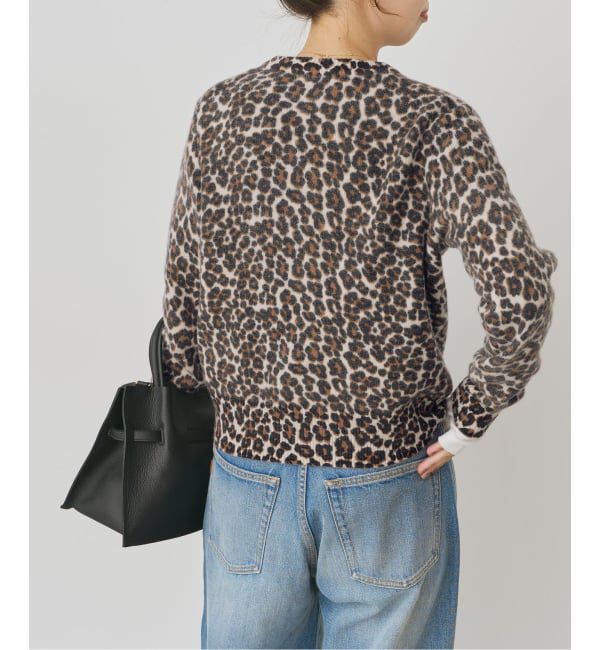 Spick and Span「レオパードプリントニットカーディガン」|カーディガン|