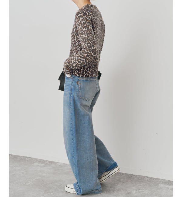 Spick and Span「レオパードプリントニットカーディガン」|カーディガン|