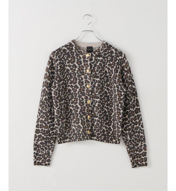 Spick and Span「レオパードプリントニットカーディガン」|カーディガン|