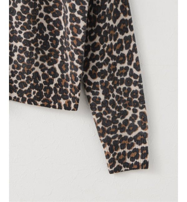 Spick and Span「レオパードプリントニットカーディガン」|カーディガン|