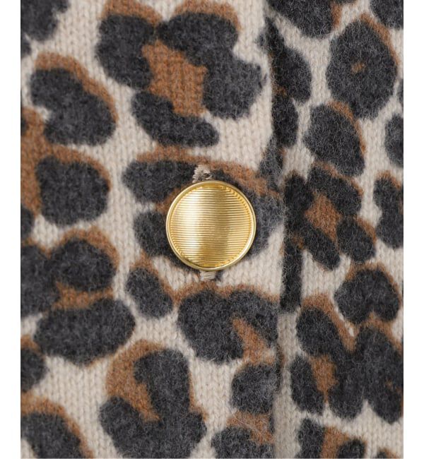 Spick and Span「レオパードプリントニットカーディガン」|カーディガン|