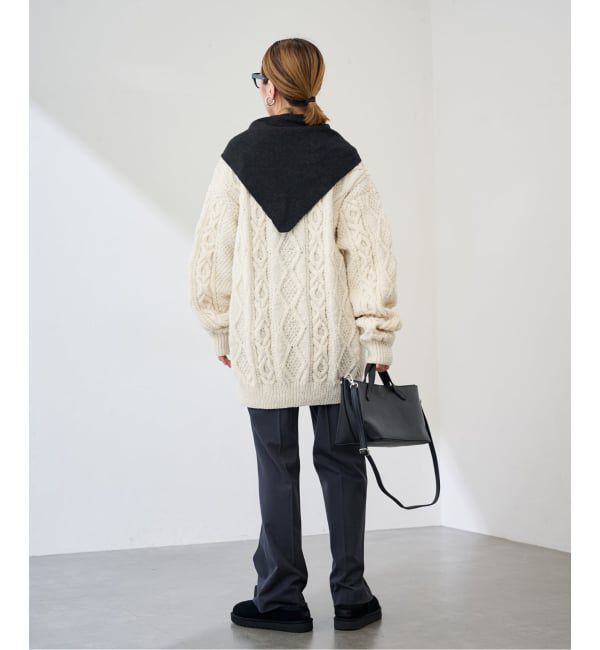 FRAMeWORK「William Bruntonトライアングルスカーフ」|バンダナ・スカーフ|