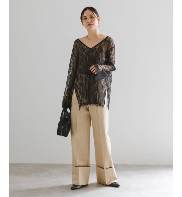 NOBLE「《追加予約》サラサシアーレースブラウス」|シャツ・ブラウス|