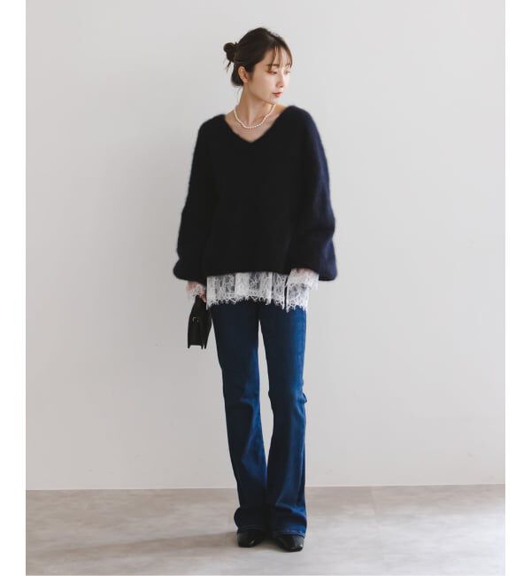 NOBLE「《追加予約》サラサシアーレースブラウス」|シャツ・ブラウス|