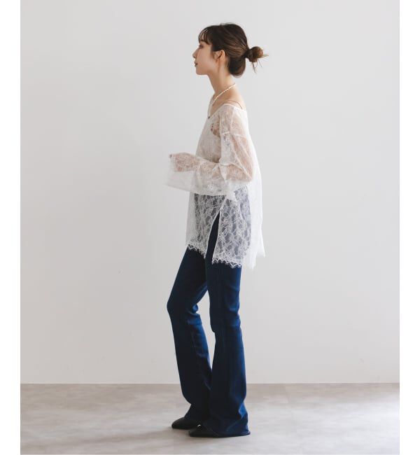 NOBLE「《追加予約》サラサシアーレースブラウス」|シャツ・ブラウス|