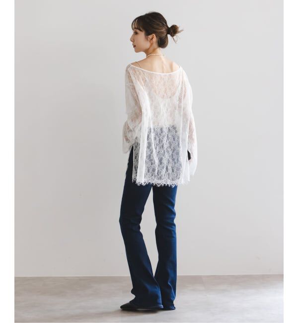 NOBLE「《追加予約》サラサシアーレースブラウス」|シャツ・ブラウス|
