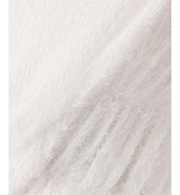 U by SPICK&SPAN「《予約》シアーシャギースクエアネックブラウス」|シャツ・ブラウス|