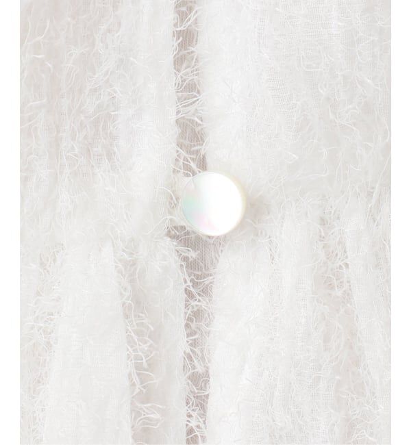 U by SPICK&SPAN「《予約》シアーシャギースクエアネックブラウス」|シャツ・ブラウス|