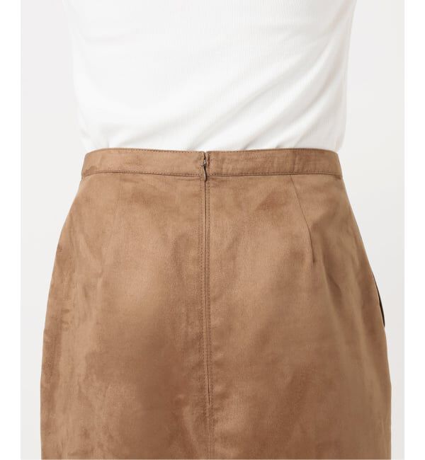 U by SPICK&SPAN「《予約》フェイクスエードバックスリットスカート」|スカート|