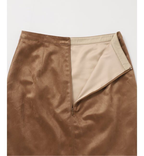 U by SPICK&SPAN「《予約》フェイクスエードバックスリットスカート」|スカート|