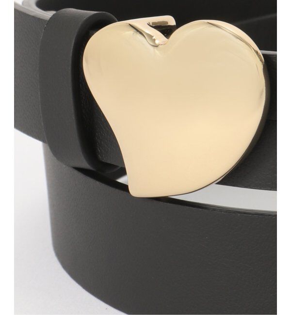  「【LEFIJE/レフィエ】ハートバックル レザーベルト」|ベルト|