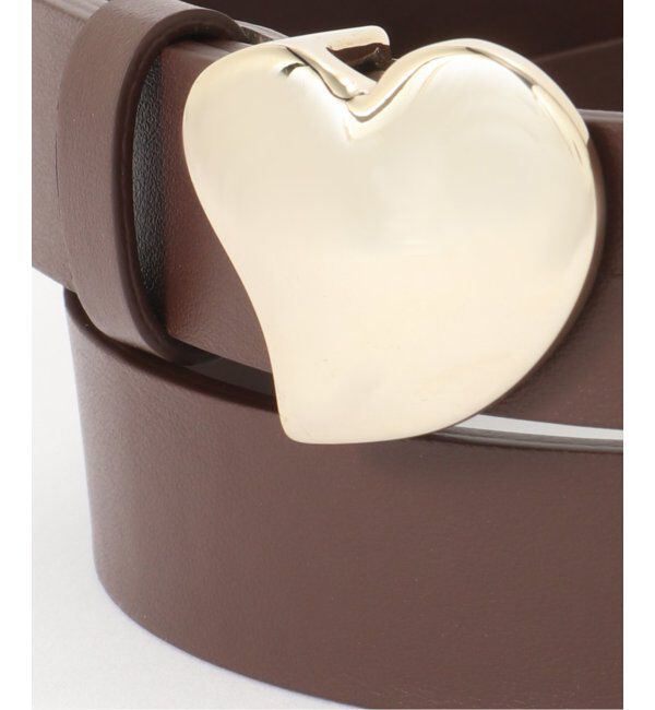  「【LEFIJE/レフィエ】ハートバックル レザーベルト」|ベルト|