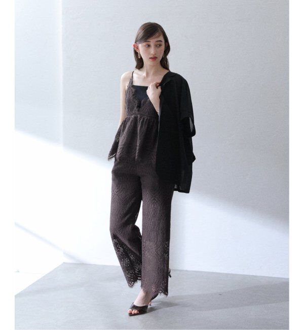  「《追加》【洗える】ウォッシャブルレースキャミトップス」|シャツ・ブラウス|