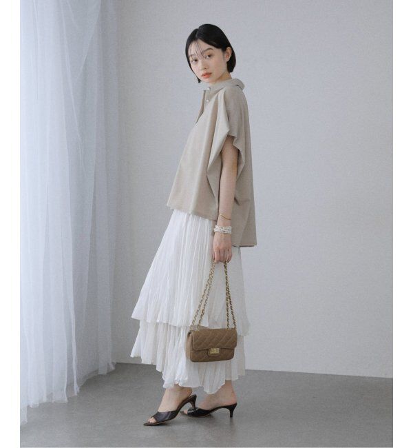  「【洗える】ストレッチシャツ」|シャツ・ブラウス|