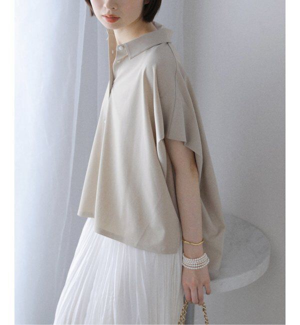  「【洗える】ストレッチシャツ」|シャツ・ブラウス|