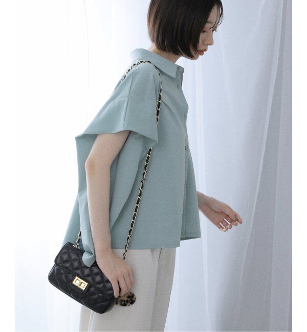  「【洗える】ストレッチシャツ」|シャツ・ブラウス|