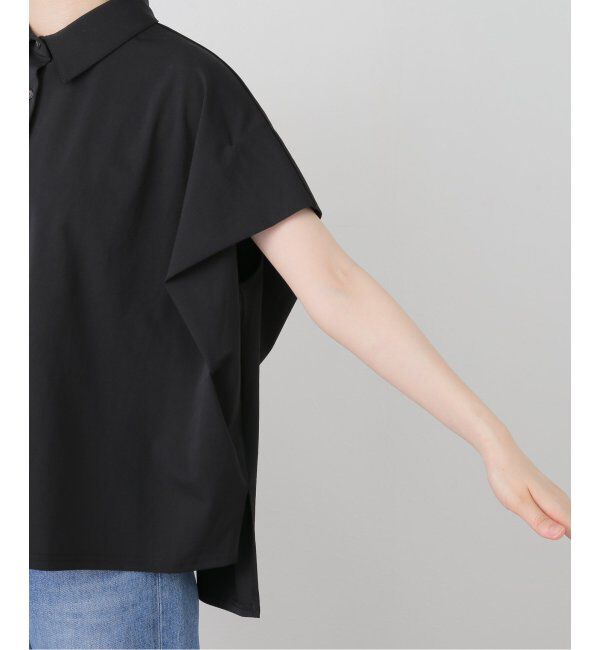  「【洗える】ストレッチシャツ」|シャツ・ブラウス|