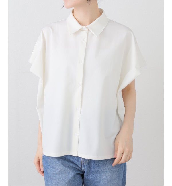  「【洗える】ストレッチシャツ」|シャツ・ブラウス|