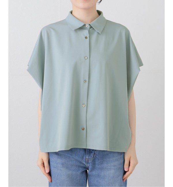  「【洗える】ストレッチシャツ」|シャツ・ブラウス|