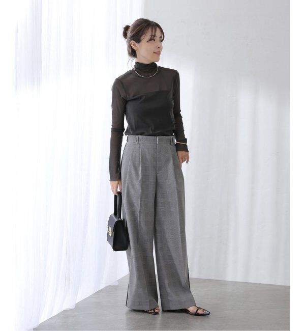  「【洗える】シアースタンドプルオーバー」|Tシャツ・カットソー|