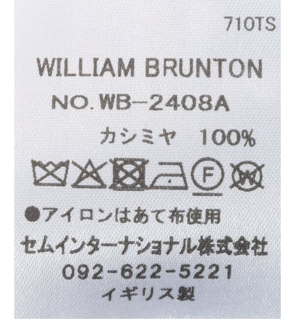  「WILLIAM BRUNTON/ウィリアム ブラントン カシミヤ リブウォーマー」|手袋|
