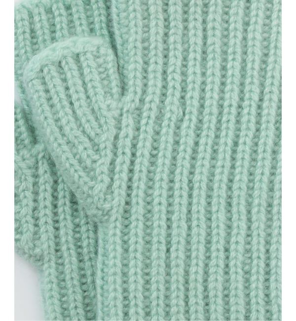  「WILLIAM BRUNTON/ウィリアム ブラントン カシミヤ リブウォーマー」|手袋|