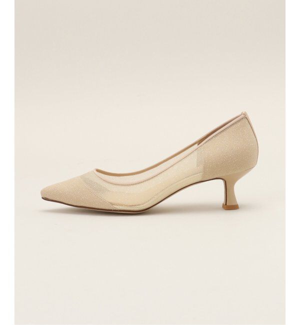  「《追加》5cmポインテッドチュールドットパンプス」|パンプス|