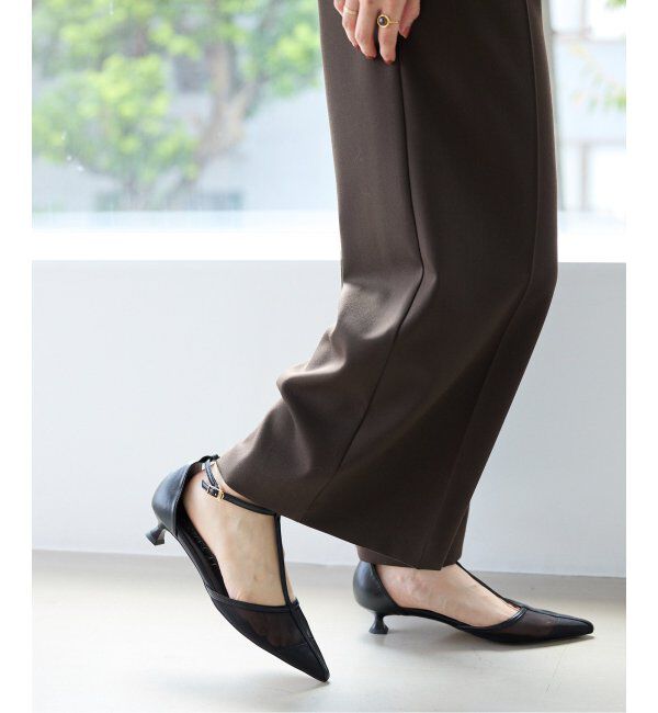  「《追加》3.5cmTストラップシアーパンプス」|パンプス|