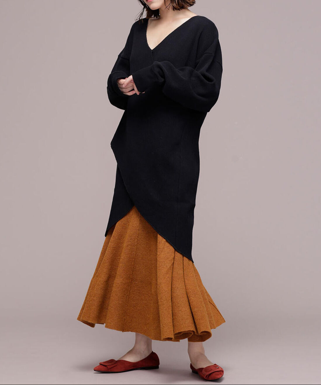 nano･universe「JANE SMITH/HIGH GAUGE LONG SKIRT」|スカート|