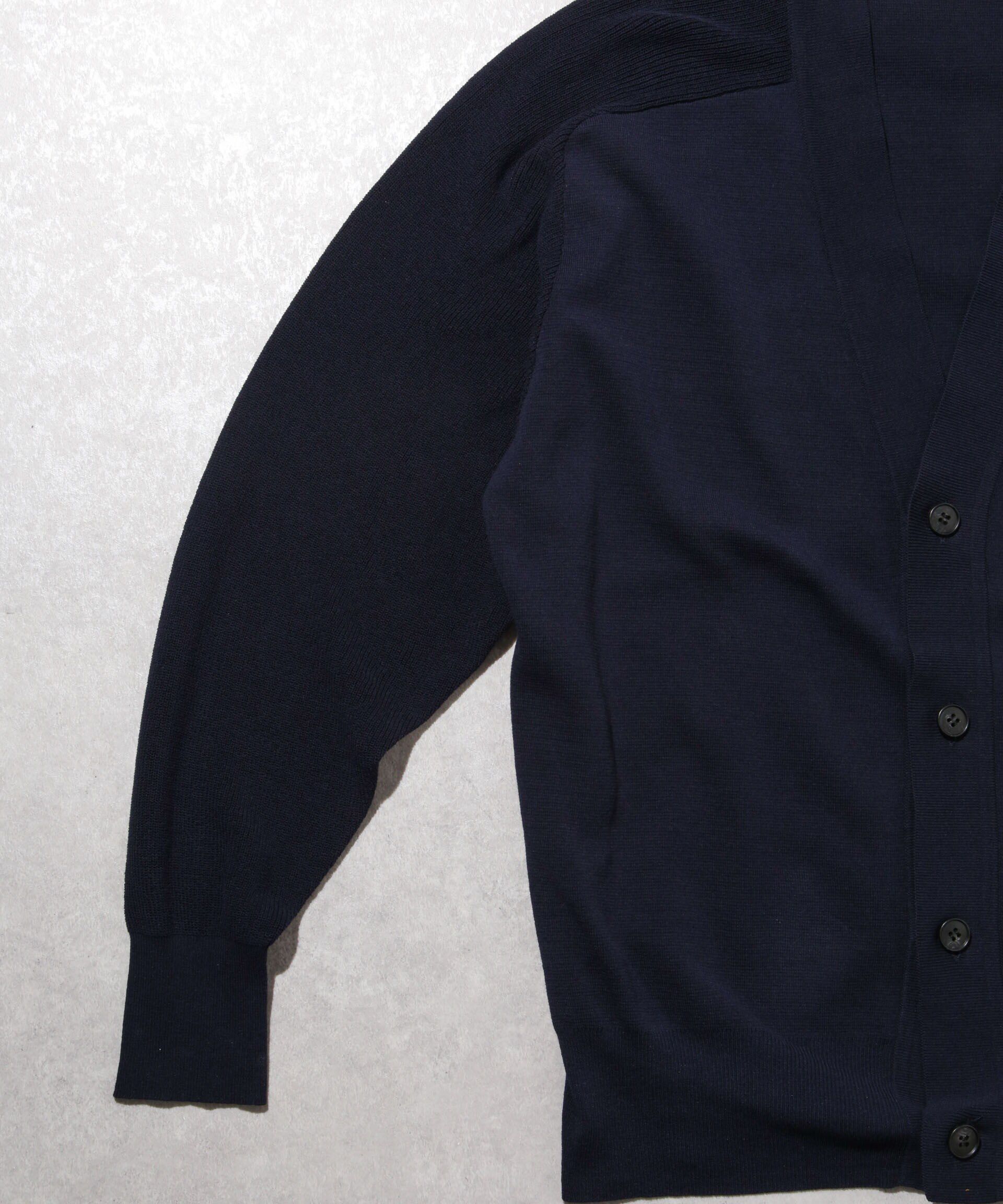 nano･universe「C/solotex(R)サドルショルダーVネックカーディガン」|ニット・セーター|