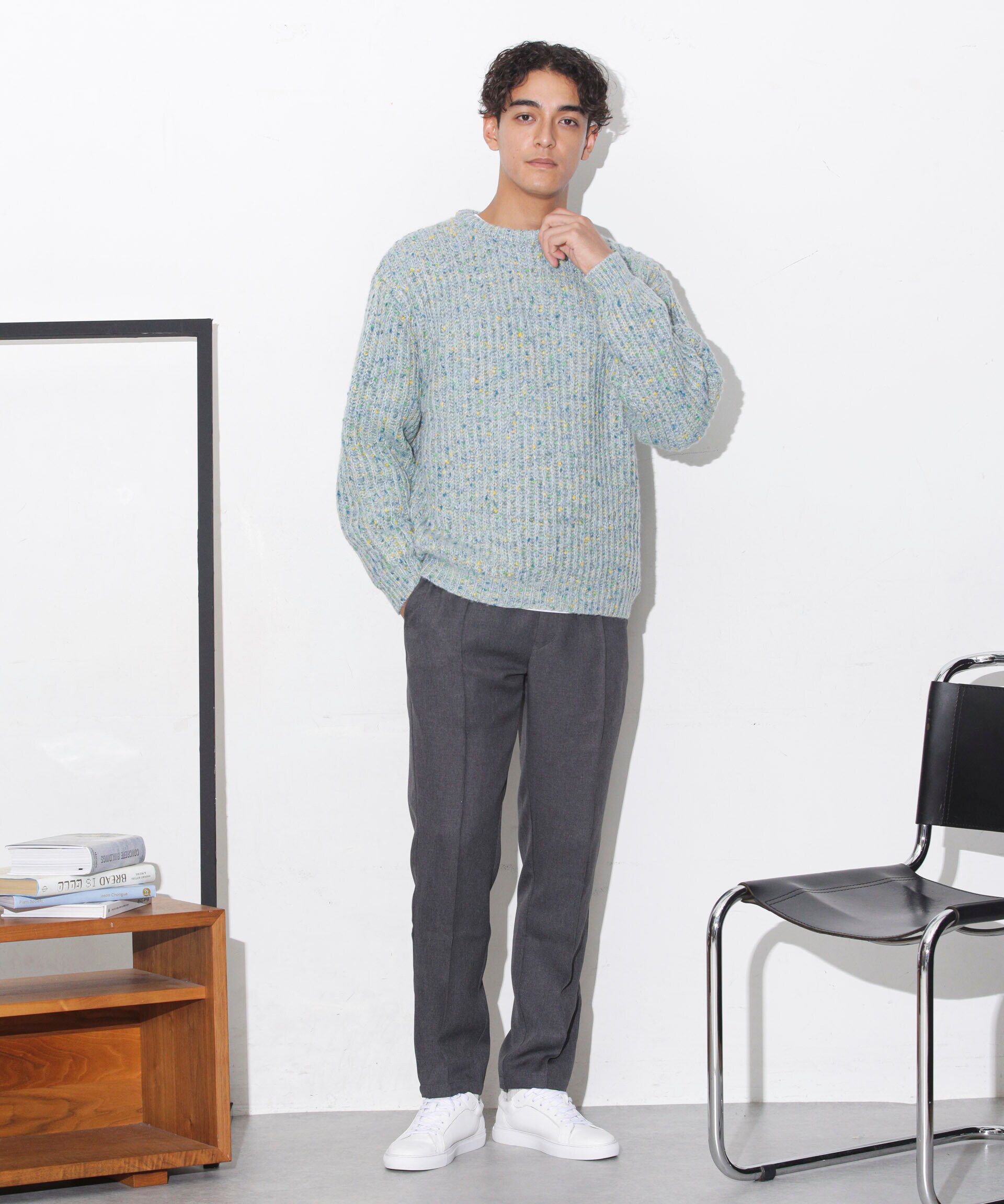 nano･universe「ファンシーネッププルオーバー」|ニット・セーター|