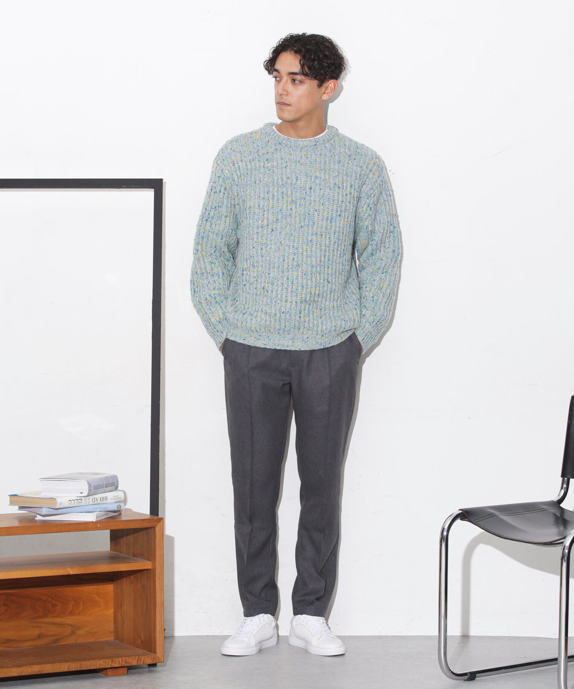 nano･universe「ファンシーネッププルオーバー」|ニット・セーター|