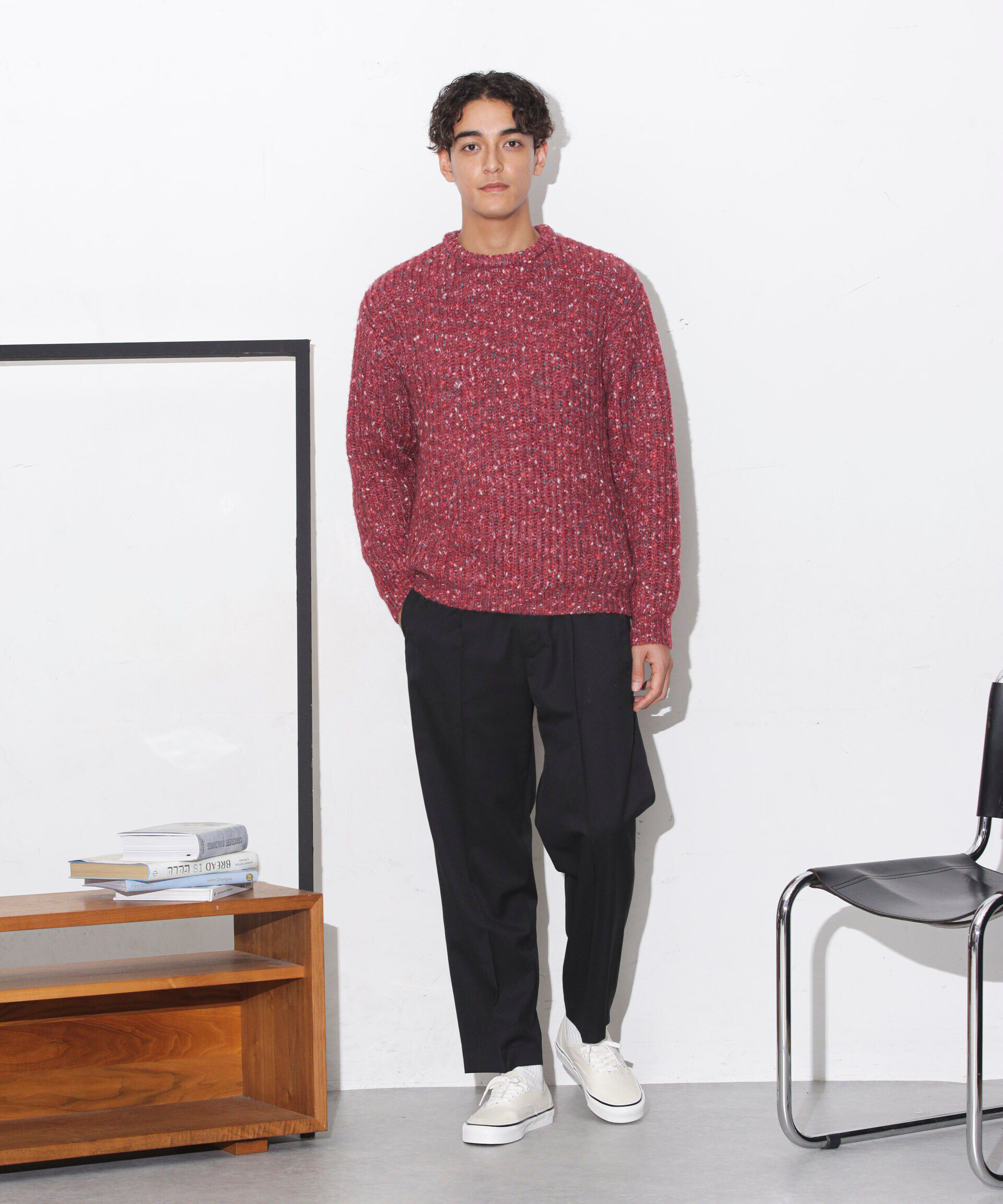 nano･universe「ファンシーネッププルオーバー」|ニット・セーター|