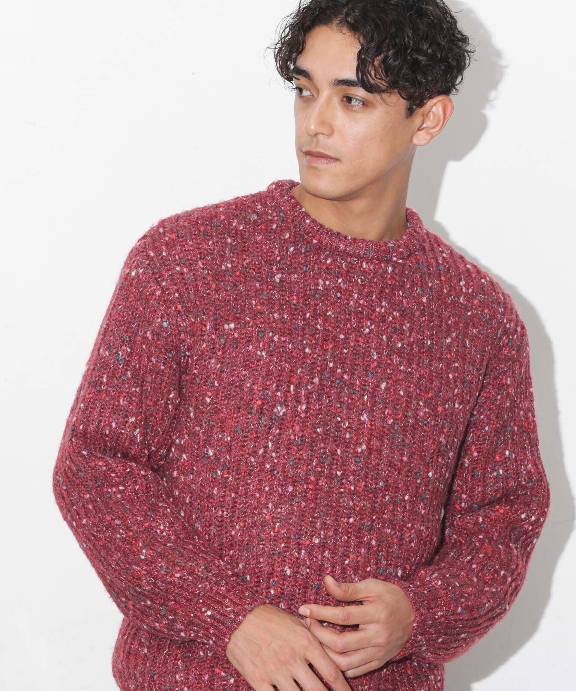 nano･universe「ファンシーネッププルオーバー」|ニット・セーター|